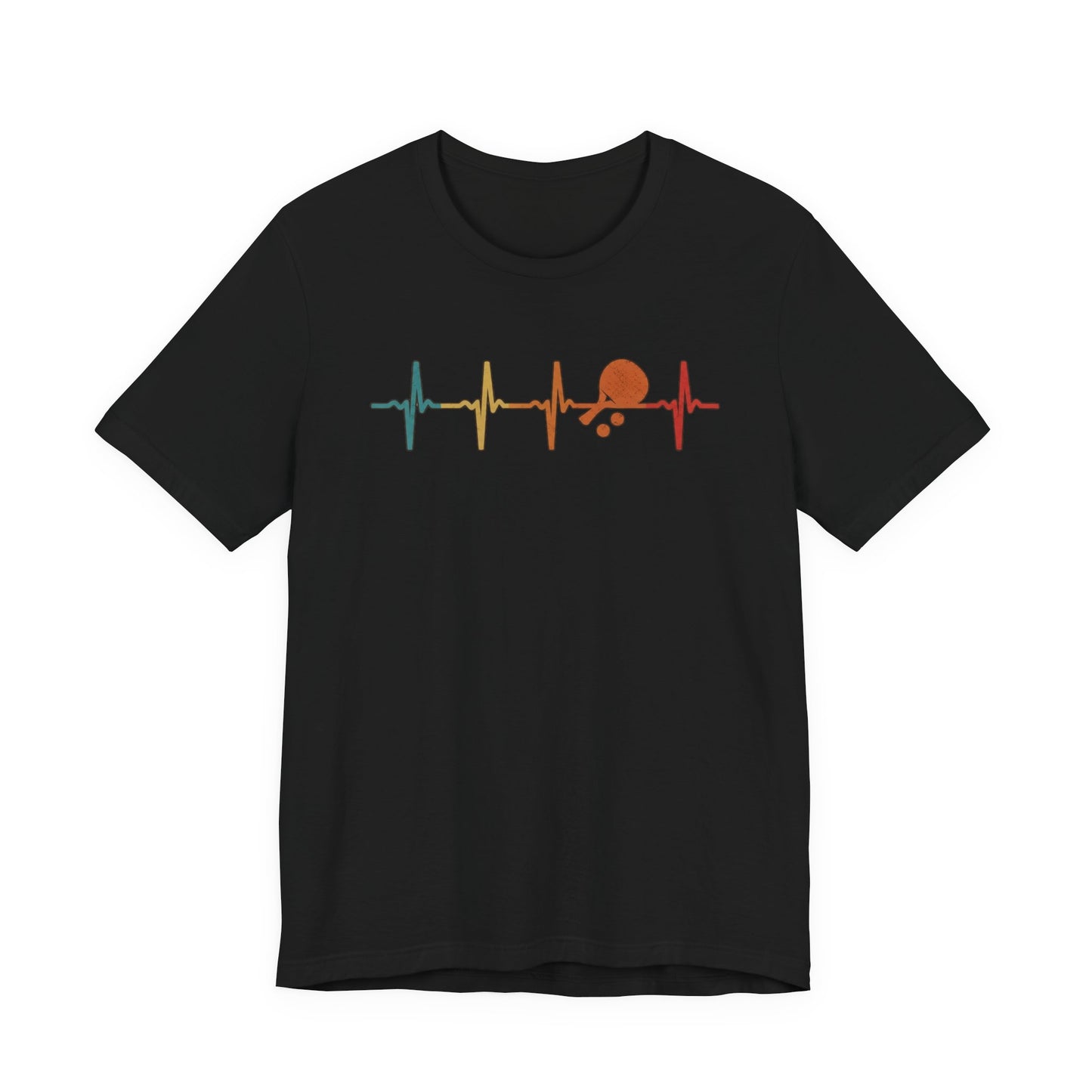 Tennis Heartbeat Tee – Retro Surfing Wave Graphic T-Shirt