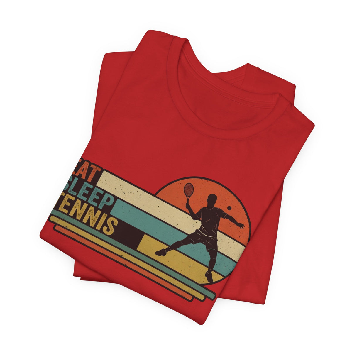 Eat Sleep Tennis Vintage Graphic Tee
