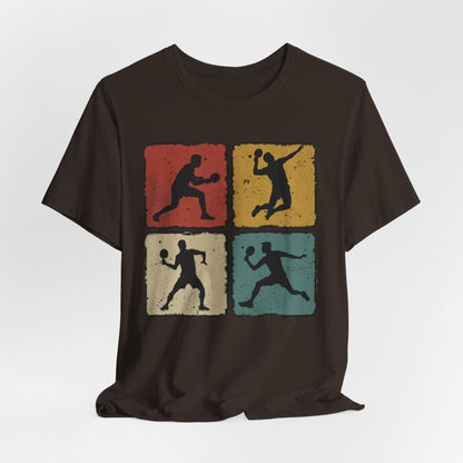 Tennis Silhouette Tee — Retro Vintage Graphic Shirt