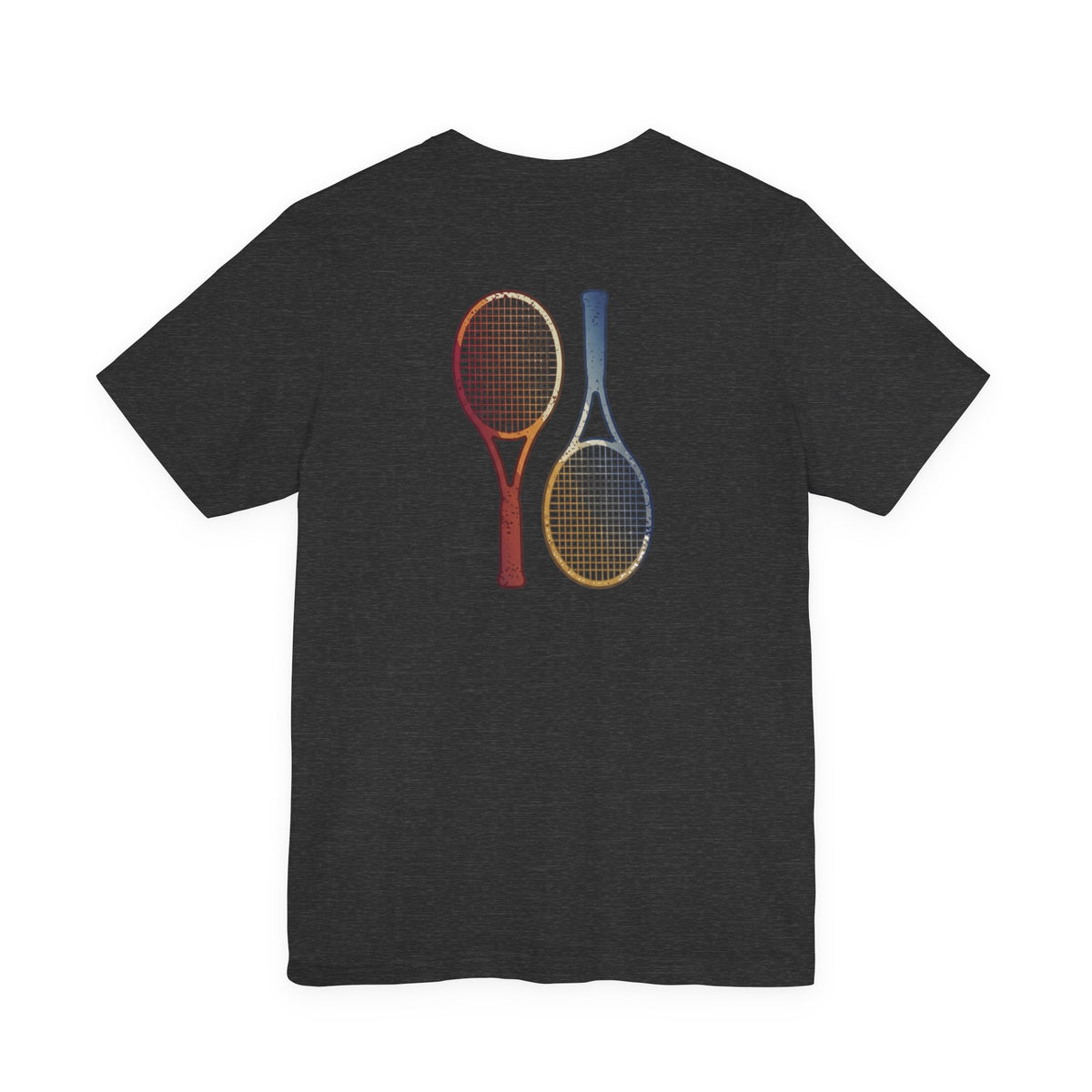 Tennis Rackets Tee — Vintage Wooden Racquets Graphic Shirt