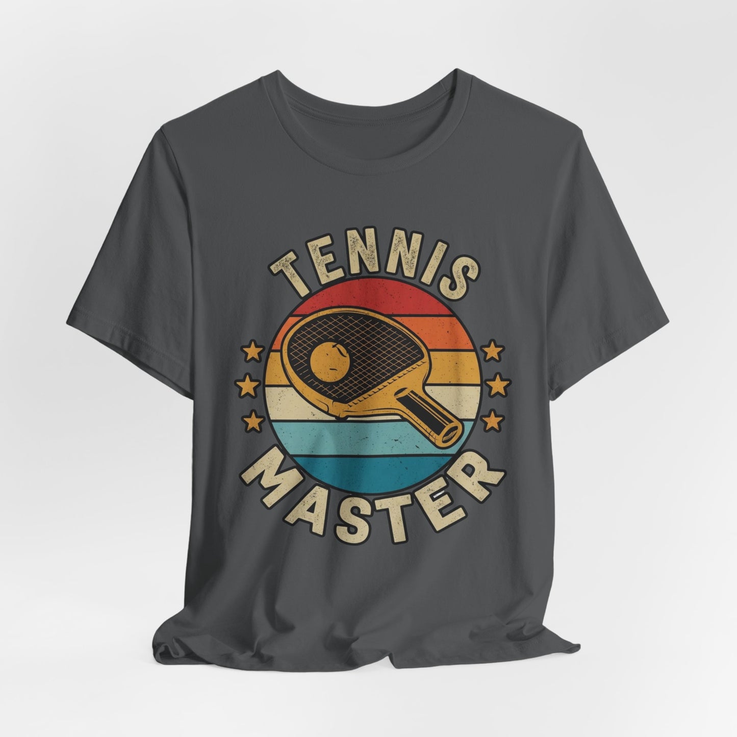 Tennis Master Tee — Retro Paddle & Ball Vintage-Style Tennis Shirt