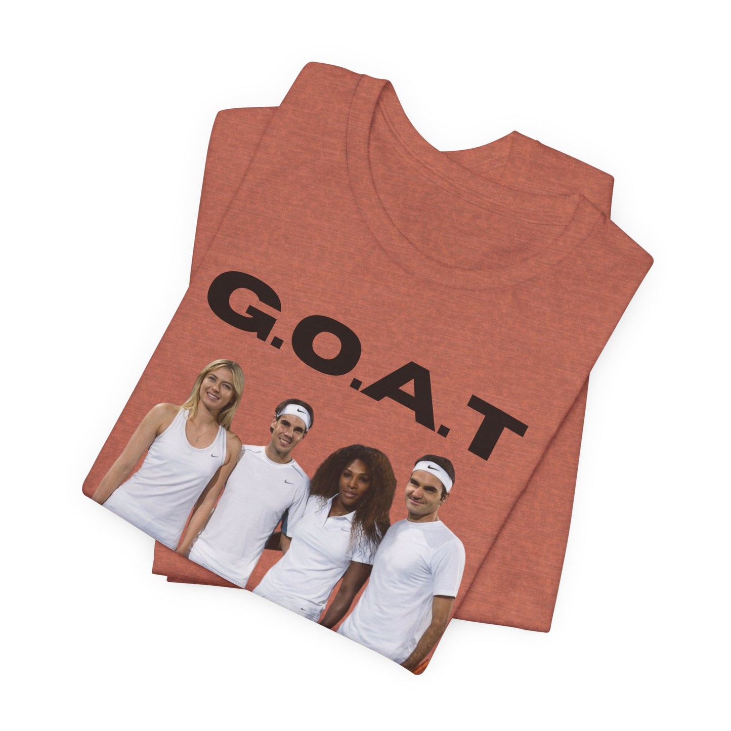 G.O.A.T. Tennis Team Graphic Tee - Federer, Serena, Nadal, Sharapova