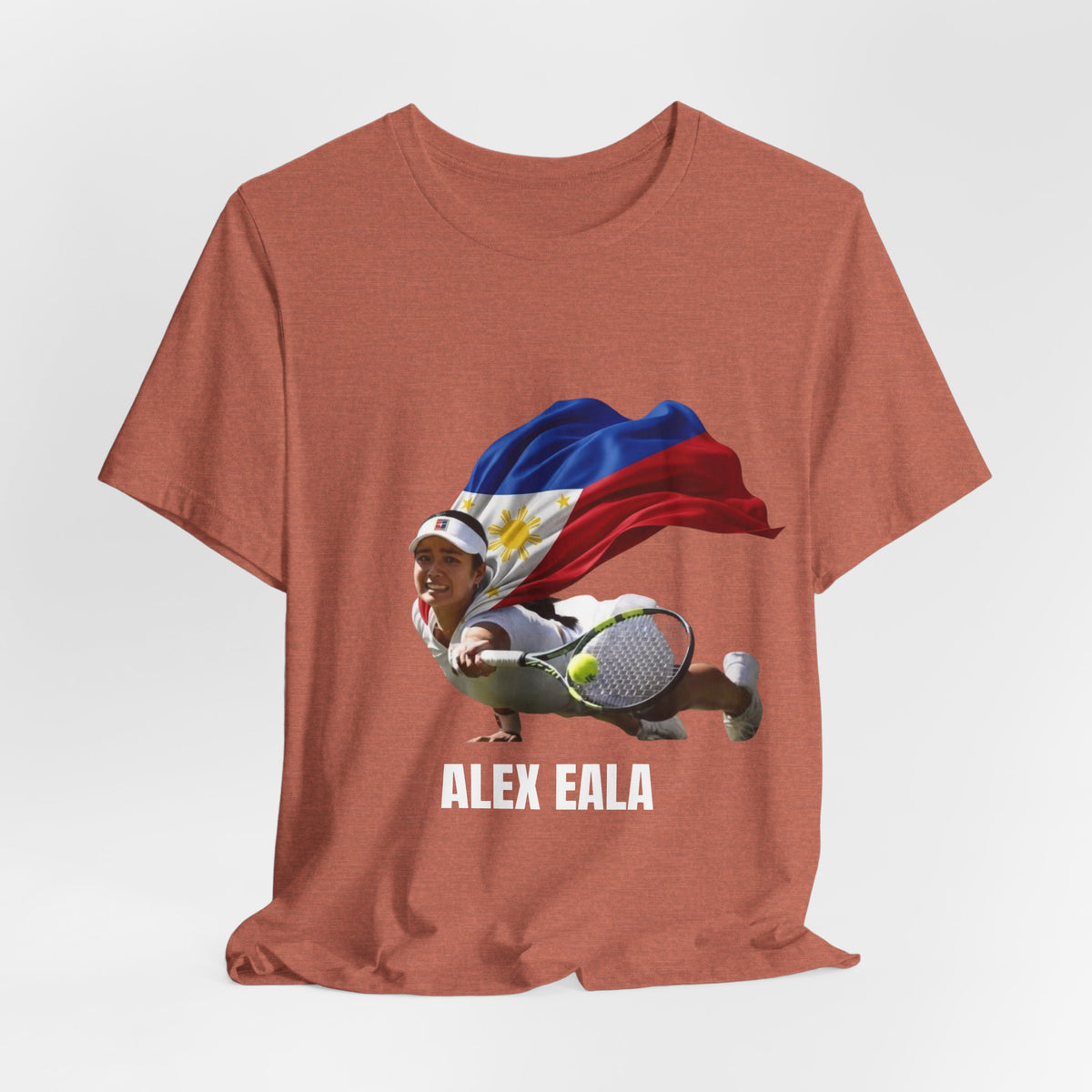 Tennis Superhero Tee — Philippine Flag Athlete Graphic