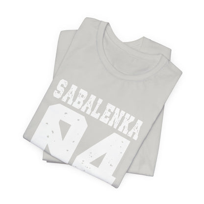 Sabalenka Short Sleeve Tee — Minimal Classic Blank T‑Shirt