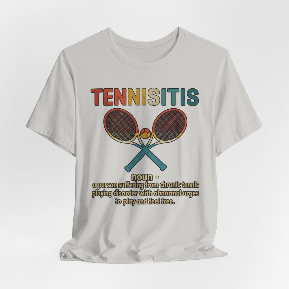 Tennisitis T-Shirt – Vintage Tennis Rackets Graphic Tee