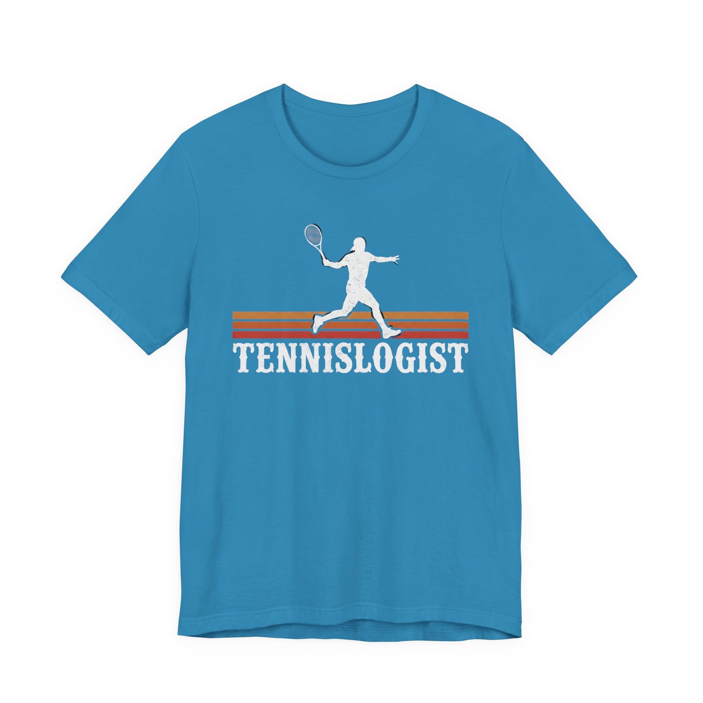 Tennislogist T‑Shirt – Retro Tennis Player Graphic Tee for Coaches & Fans