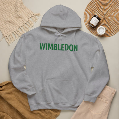 Wimbledon Hoodie — Classic Green Tennis Logo Pullover