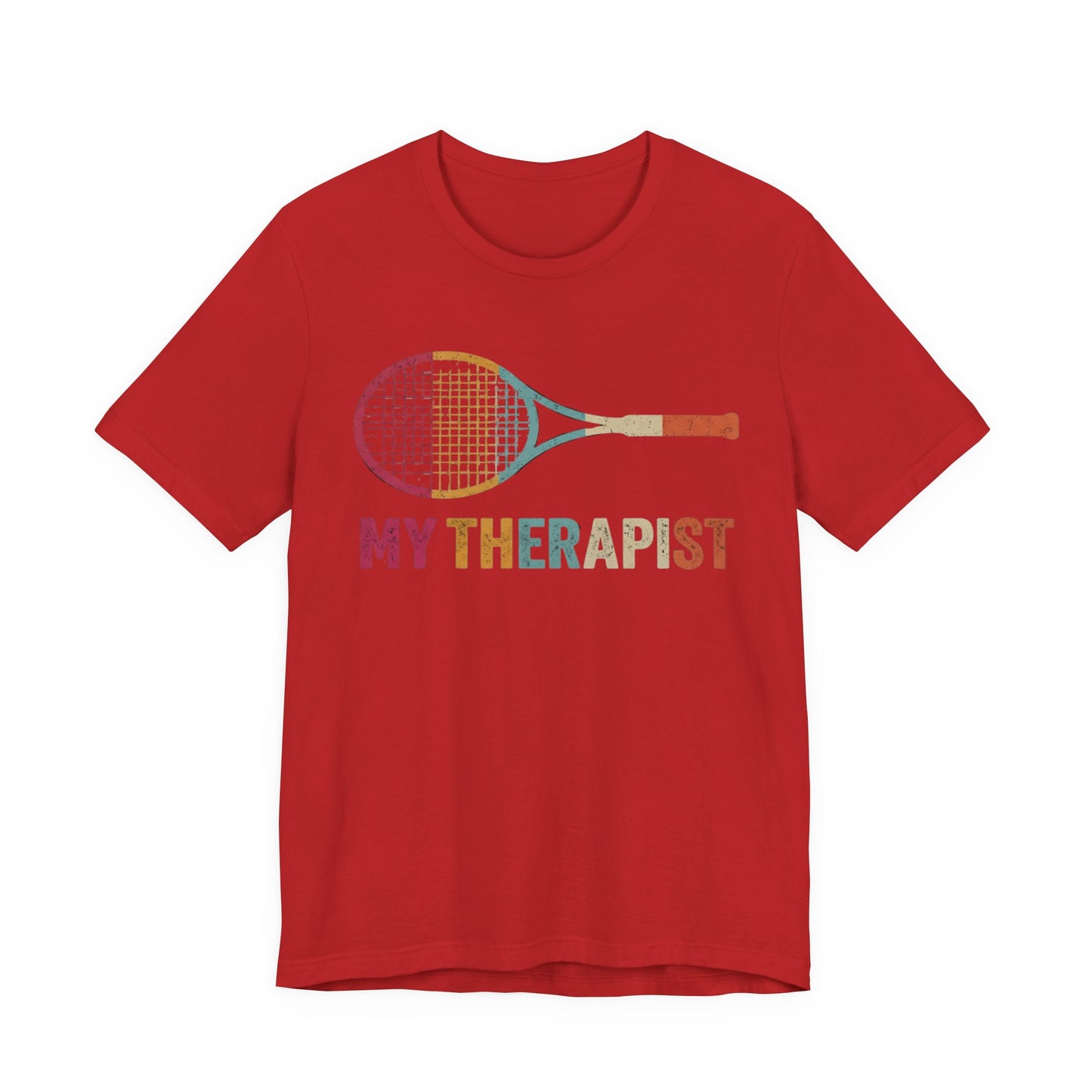 Tennis 'My Therapist' Graphic Tee — Funny Tennis Player Gift