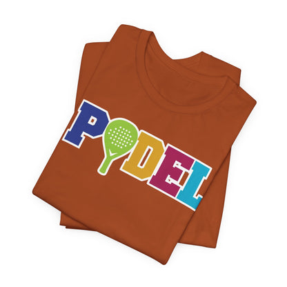 PÖDEL Paddle Tee – Colorful Pickleball Graphic T-Shirt