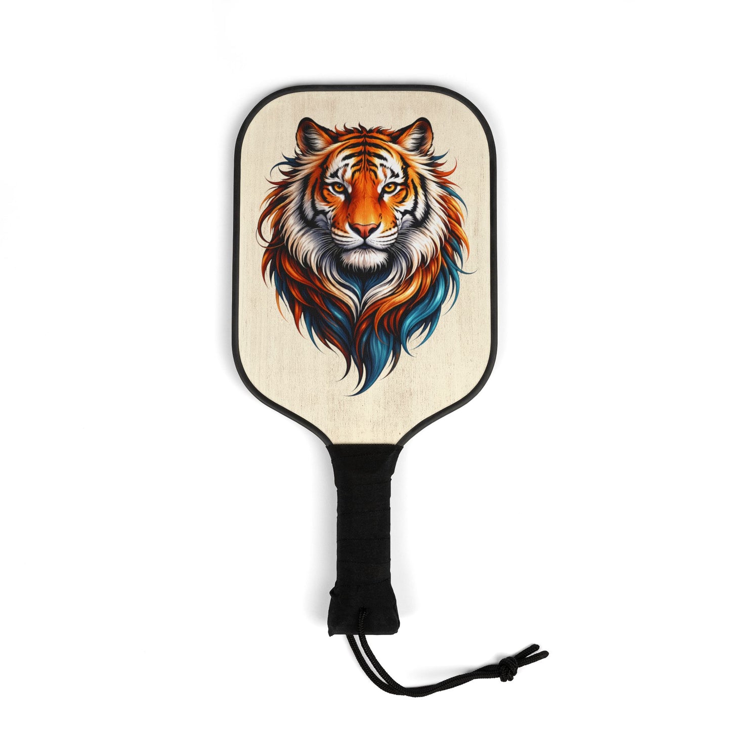 Pickleball Paddle Set — Bold Tiger Graphic Kit with 2 Paddles & Balls