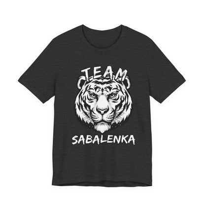 Team Sabalenka Tiger T-Shirt — Tennis Fan Tee