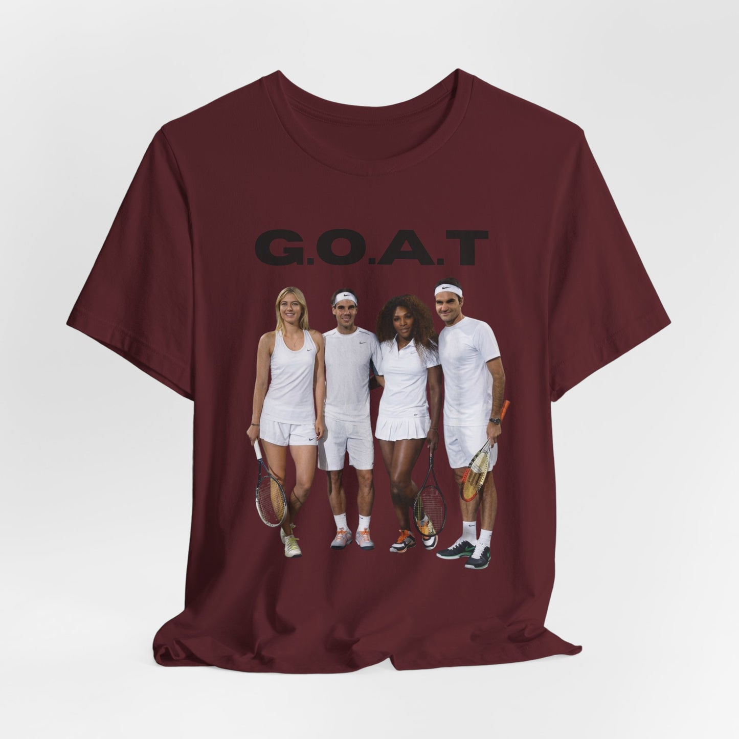 G.O.A.T. Tennis Team Graphic Tee - Federer, Serena, Nadal, Sharapova