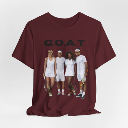 G.O.A.T. Tennis Team Graphic Tee - Federer, Serena, Nadal, Sharapova