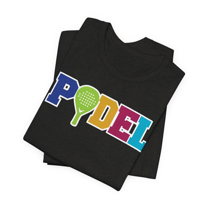 PÖDEL Paddle Tee – Colorful Pickleball Graphic T-Shirt