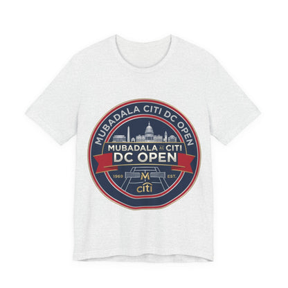DC Open Tennis Tee — 'Mubadala Citi DC Open' Vintage Badge Shirt