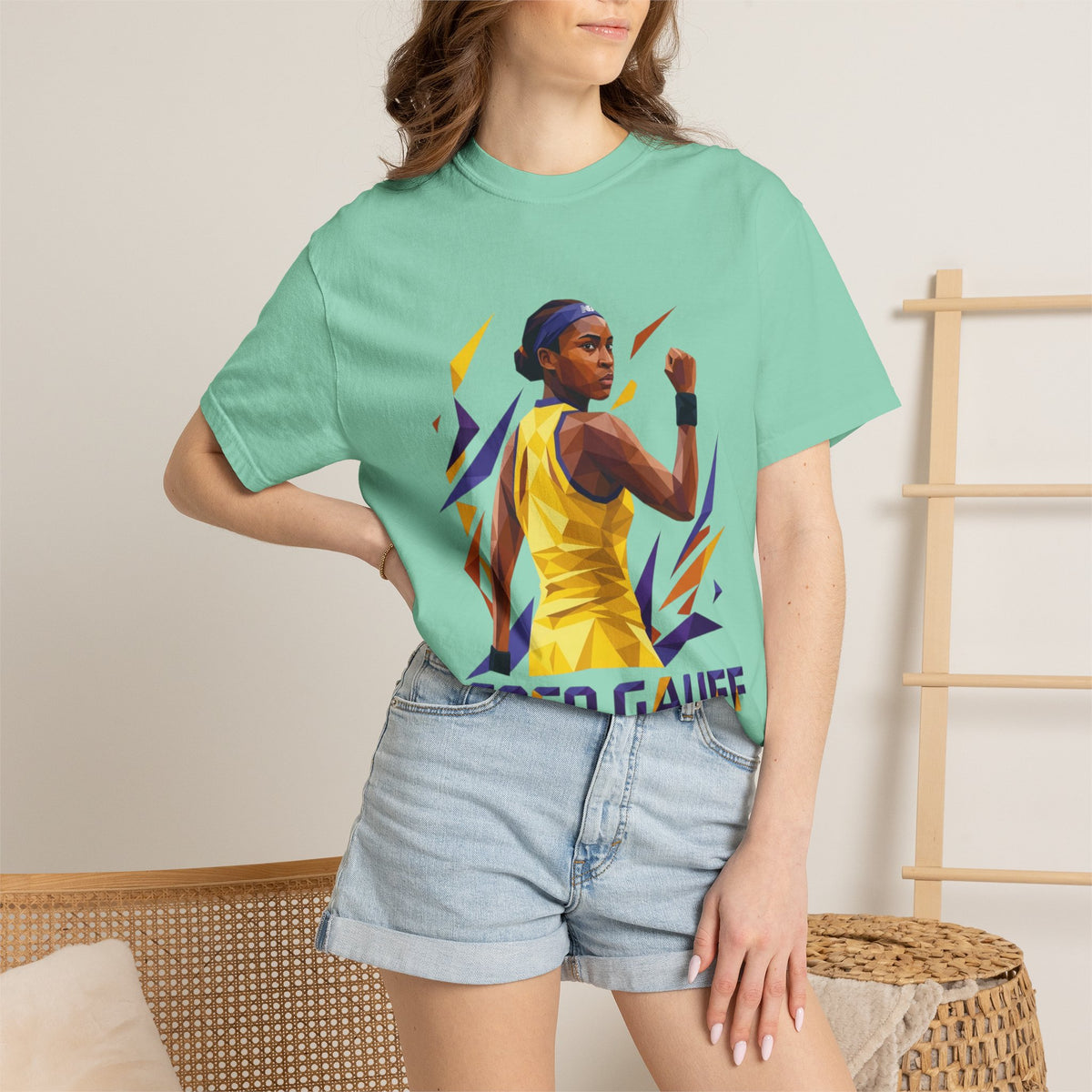 Coco Gauff Tennis Player Graphic T-Shirt — Women's/Unisex Sports Tee