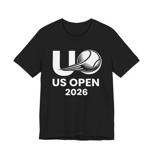 US Open 2026 Tennis Tee — Bold Logo Match-Day Shirt