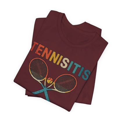 Tennisitis T-Shirt – Vintage Tennis Rackets Graphic Tee