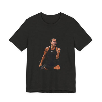 Tennis Player Aryna Sabalenka Victory Graphic Tee