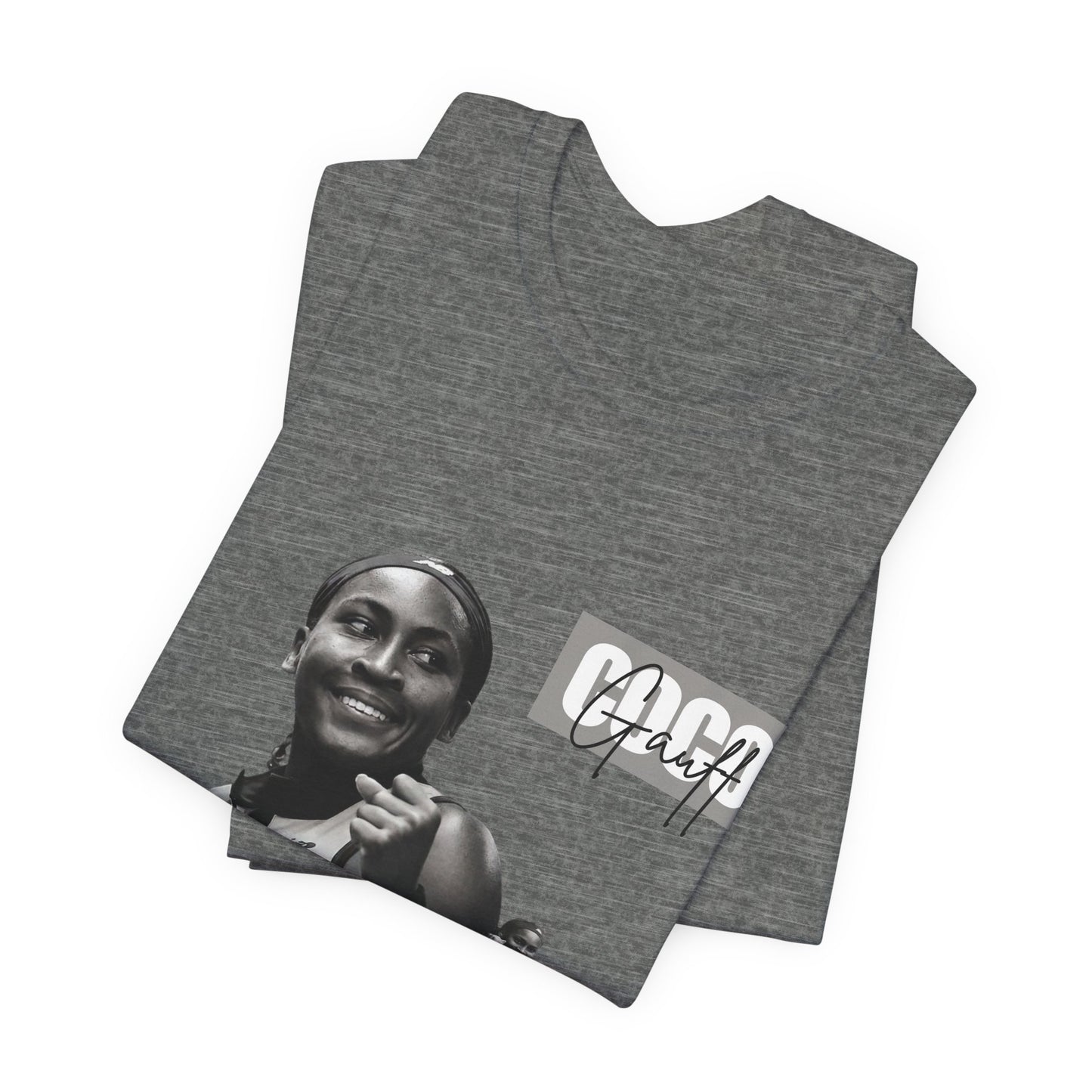 GOGP Graphic Tee — Black & White Motivational Photo T-Shirt