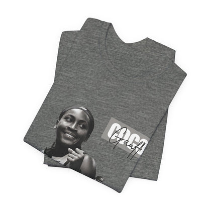 GOGP Graphic Tee — Black & White Motivational Photo T-Shirt