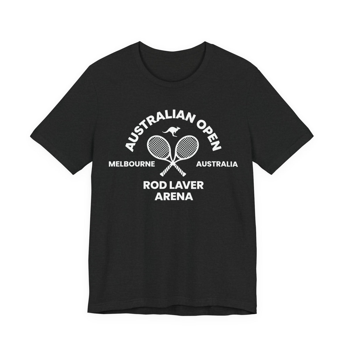 Classic White Tennis Tee — Unisex Jersey Short Sleeve