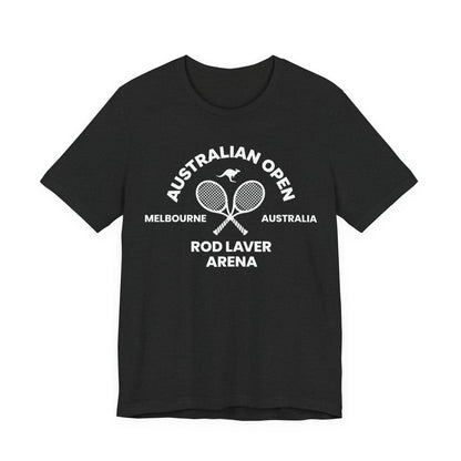 Classic White Tennis Tee — Unisex Jersey Short Sleeve
