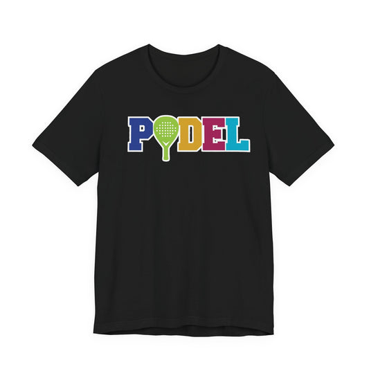 PÖDEL Paddle Tee – Colorful Pickleball Graphic T-Shirt