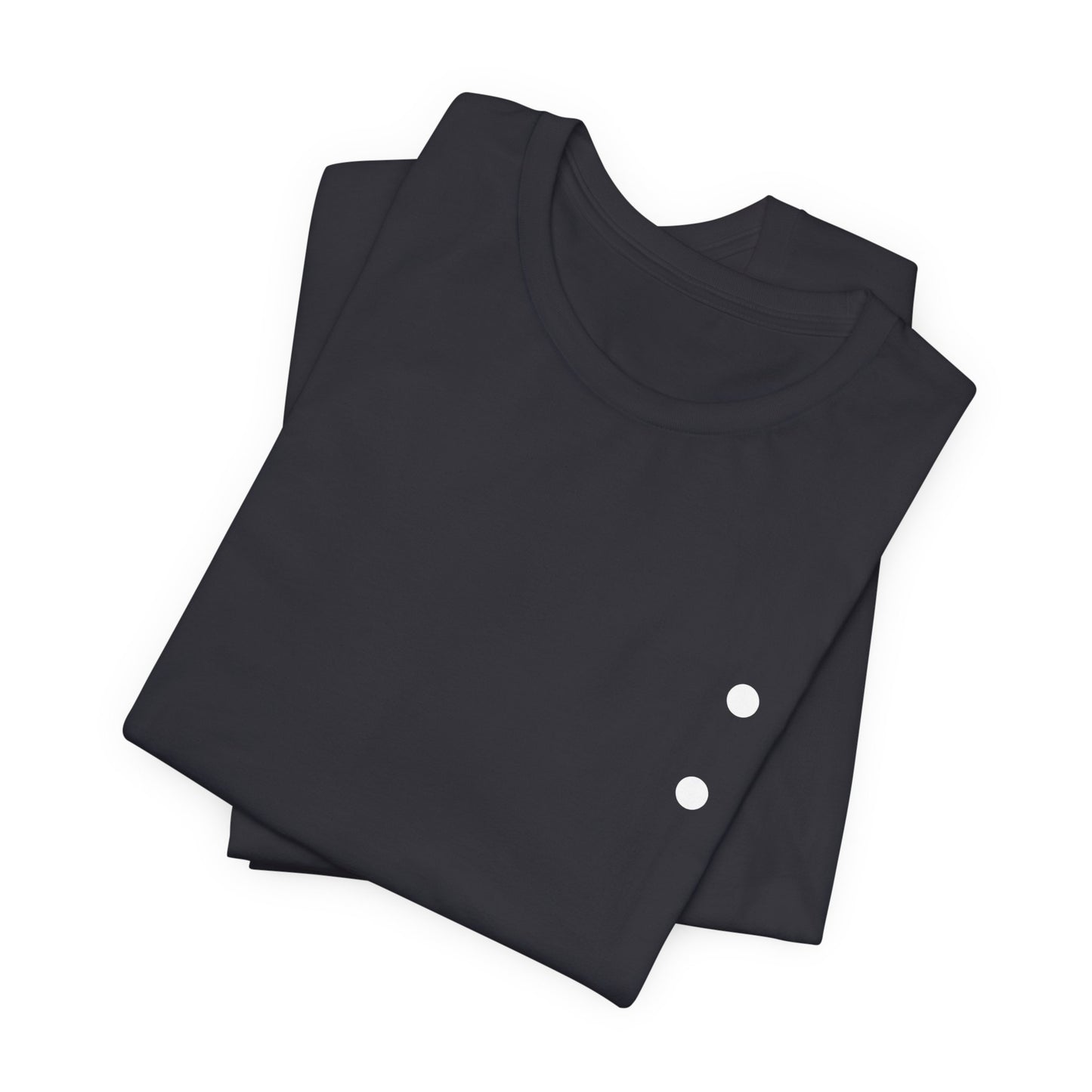 Minimal Dot Chest Tee — Casual Everyday Short Sleeve Shirt