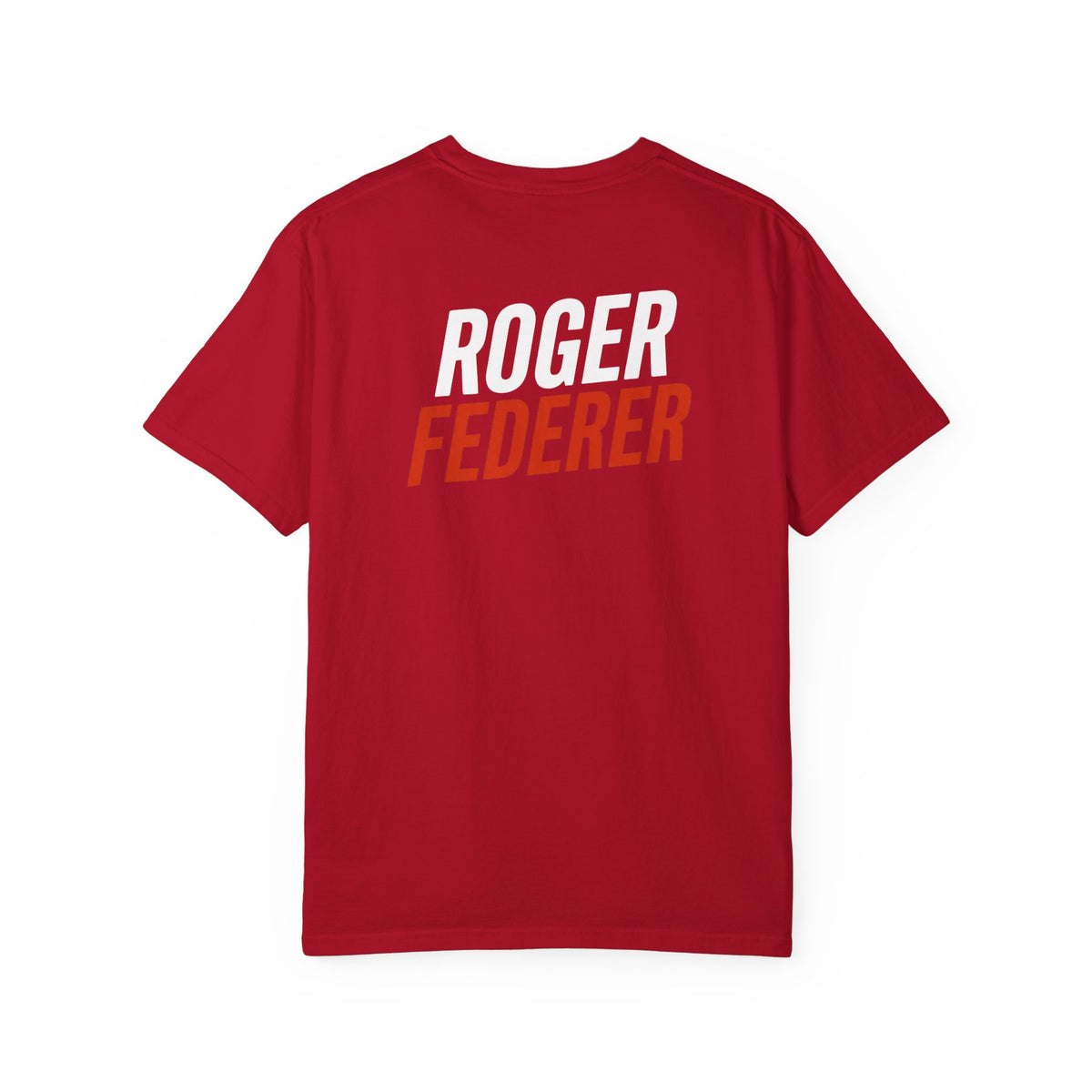 Federer Cartoon Tennis T-Shirt — Retro Athlete Graphic Tee