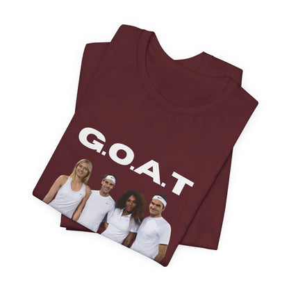 GOAT Tennis Players T-Shirt – Vintage Court Team Graphic Tee