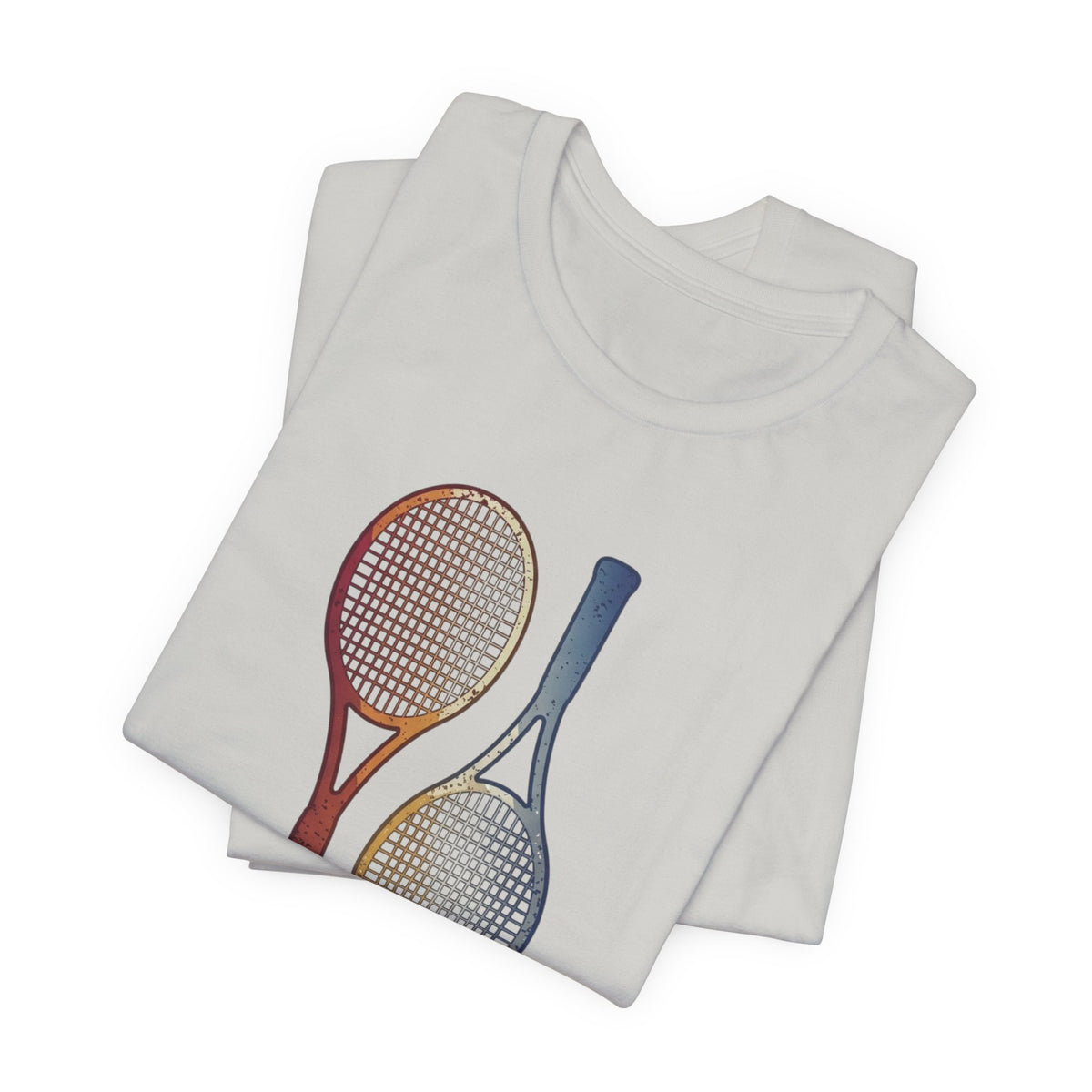 Tennis Rackets Tee — Vintage Wooden Racquets Graphic Shirt