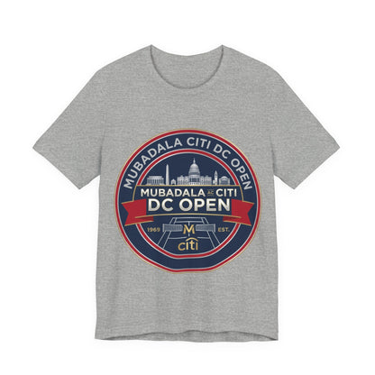 DC Open Tennis Tee — 'Mubadala Citi DC Open' Vintage Badge Shirt