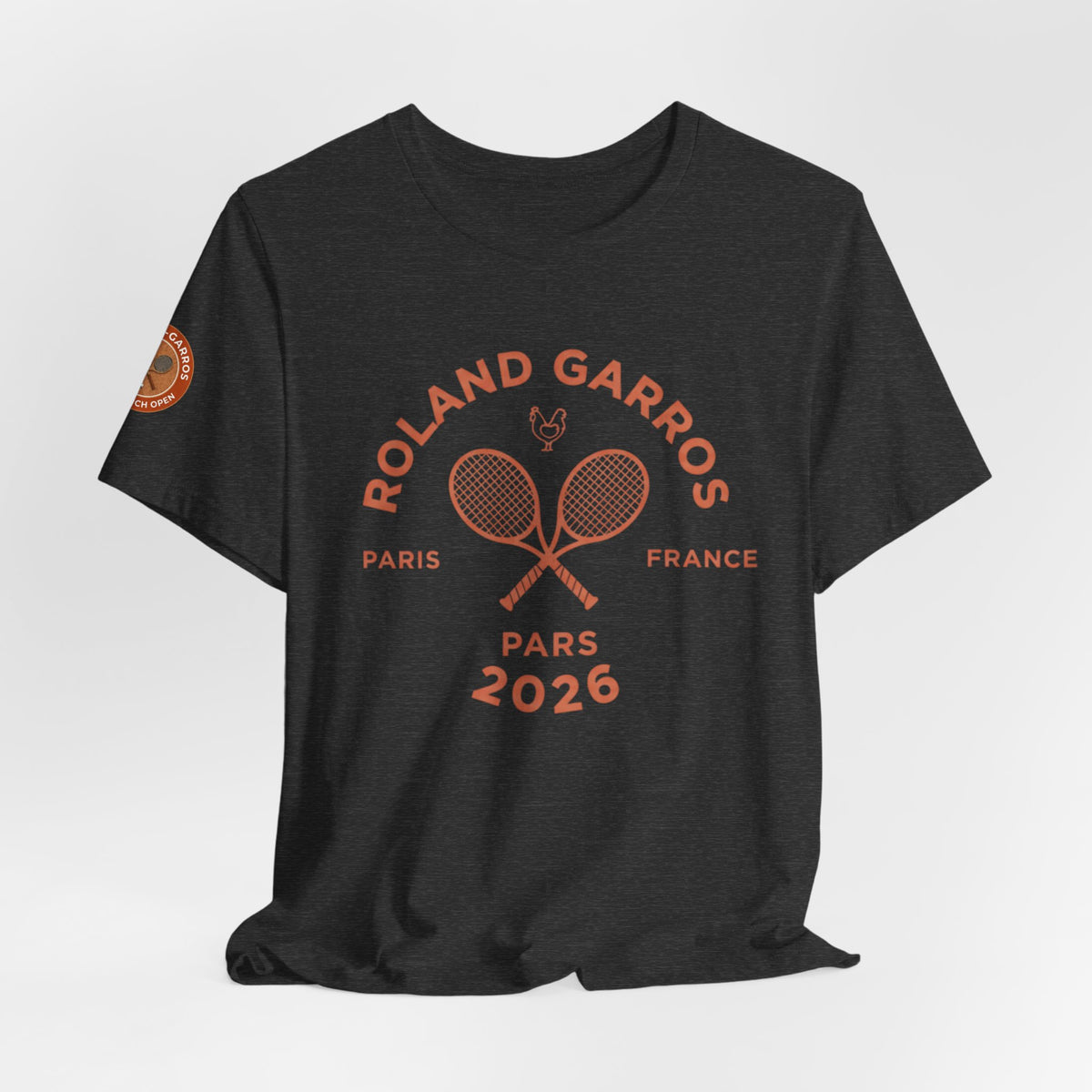 Roland Garros 2026 Tennis Tee – Paris Tournament Graphic T-Shirt