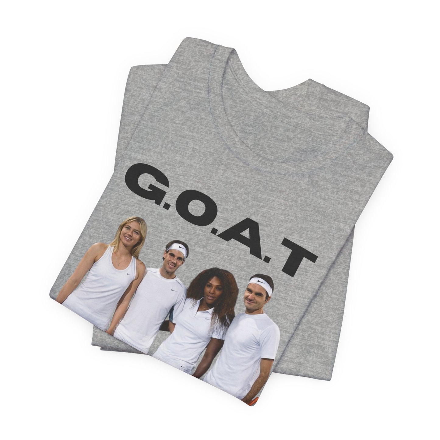 G.O.A.T. Tennis Team Graphic Tee - Federer, Serena, Nadal, Sharapova
