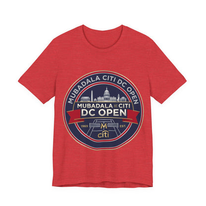 DC Open Tennis Tee — 'Mubadala Citi DC Open' Vintage Badge Shirt