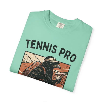 Tennis Pro T‑Shirt — Vintage Raven Tennis Graphic