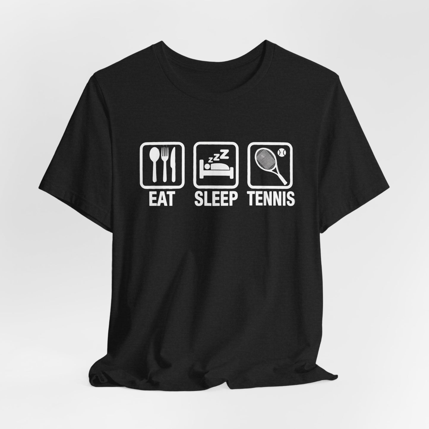 Tennis Tee — "Eat Sleep Tennis" Graphic Shirt