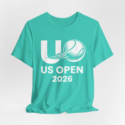 US Open 2026 Tennis Tee — Bold Logo Match-Day Shirt