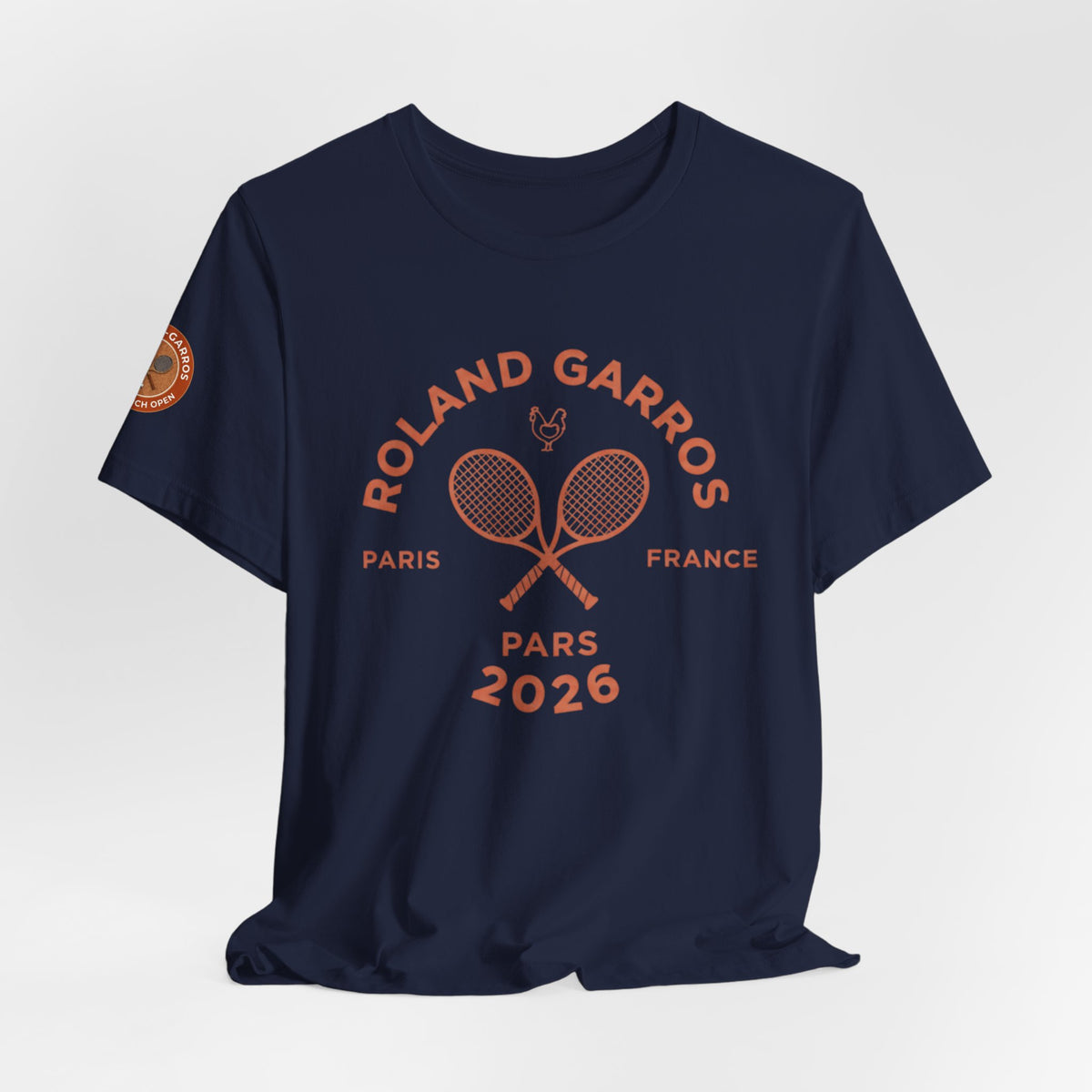 Roland Garros 2026 Tennis Tee – Paris Tournament Graphic T-Shirt