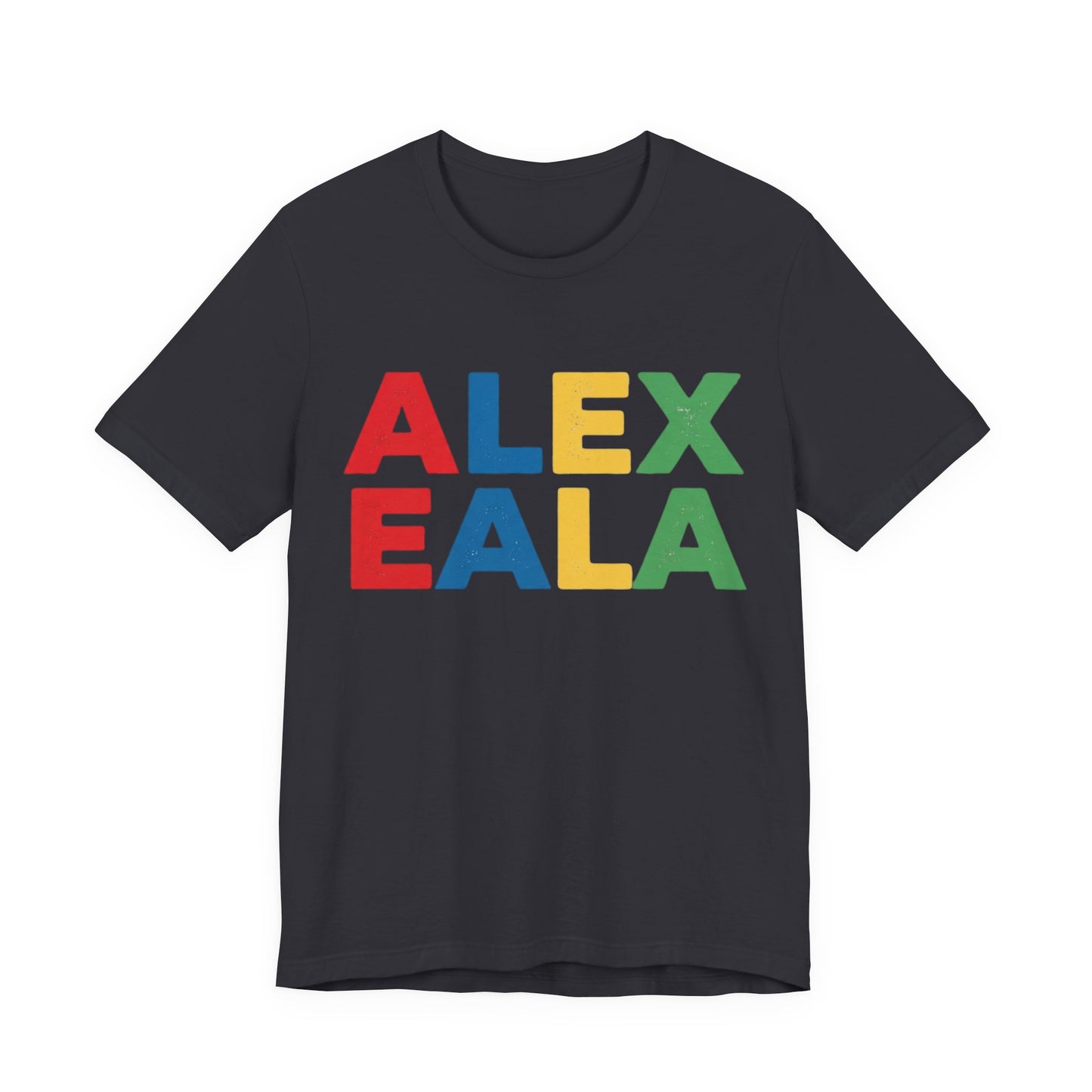Alex Eala Colorblock Name Tee — Kids & Fans Tennis Player Tribute Shirt