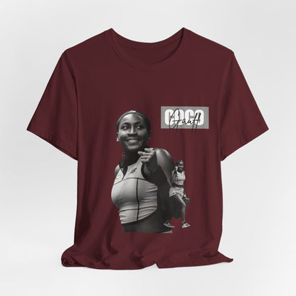 GOGP Graphic Tee — Black & White Motivational Photo T-Shirt