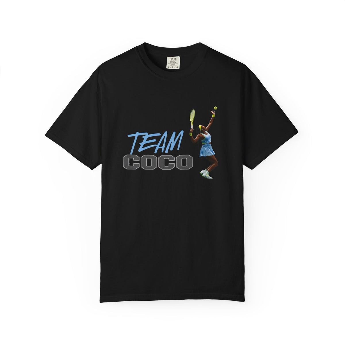 Team Coco Gauff Tennis T-Shirt — "TEAM COCO" Tennis Player Graphic Tee