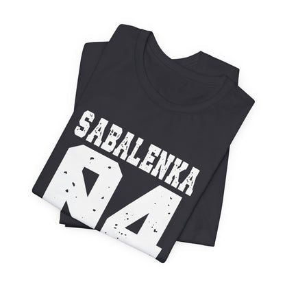Sabalenka Short Sleeve Tee — Minimal Classic Blank T‑Shirt