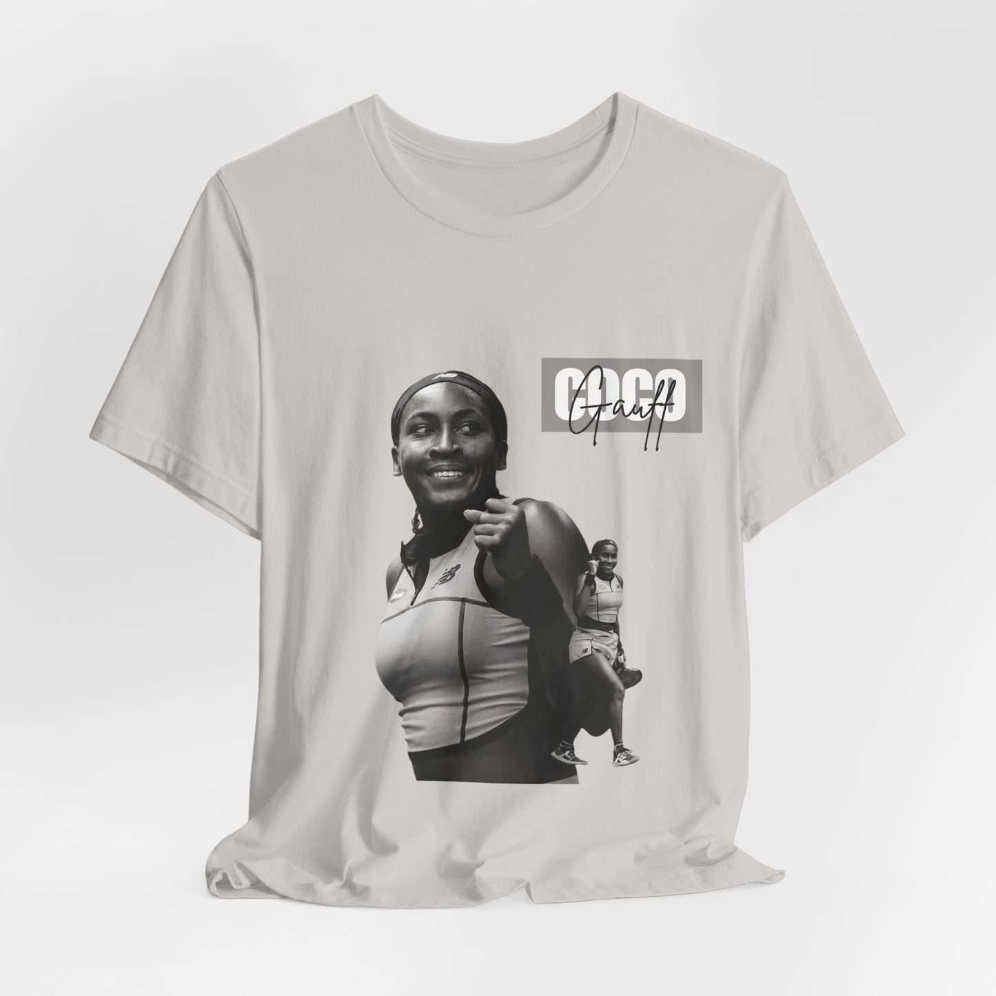 GOGP Graphic Tee — Black & White Motivational Photo T-Shirt