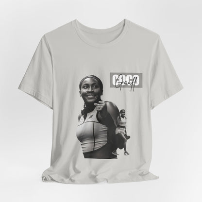 GOGP Graphic Tee — Black & White Motivational Photo T-Shirt