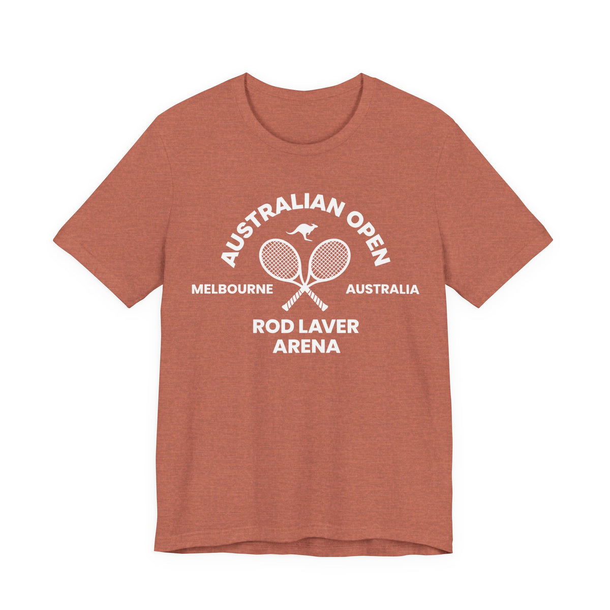Classic White Tennis Tee — Unisex Jersey Short Sleeve