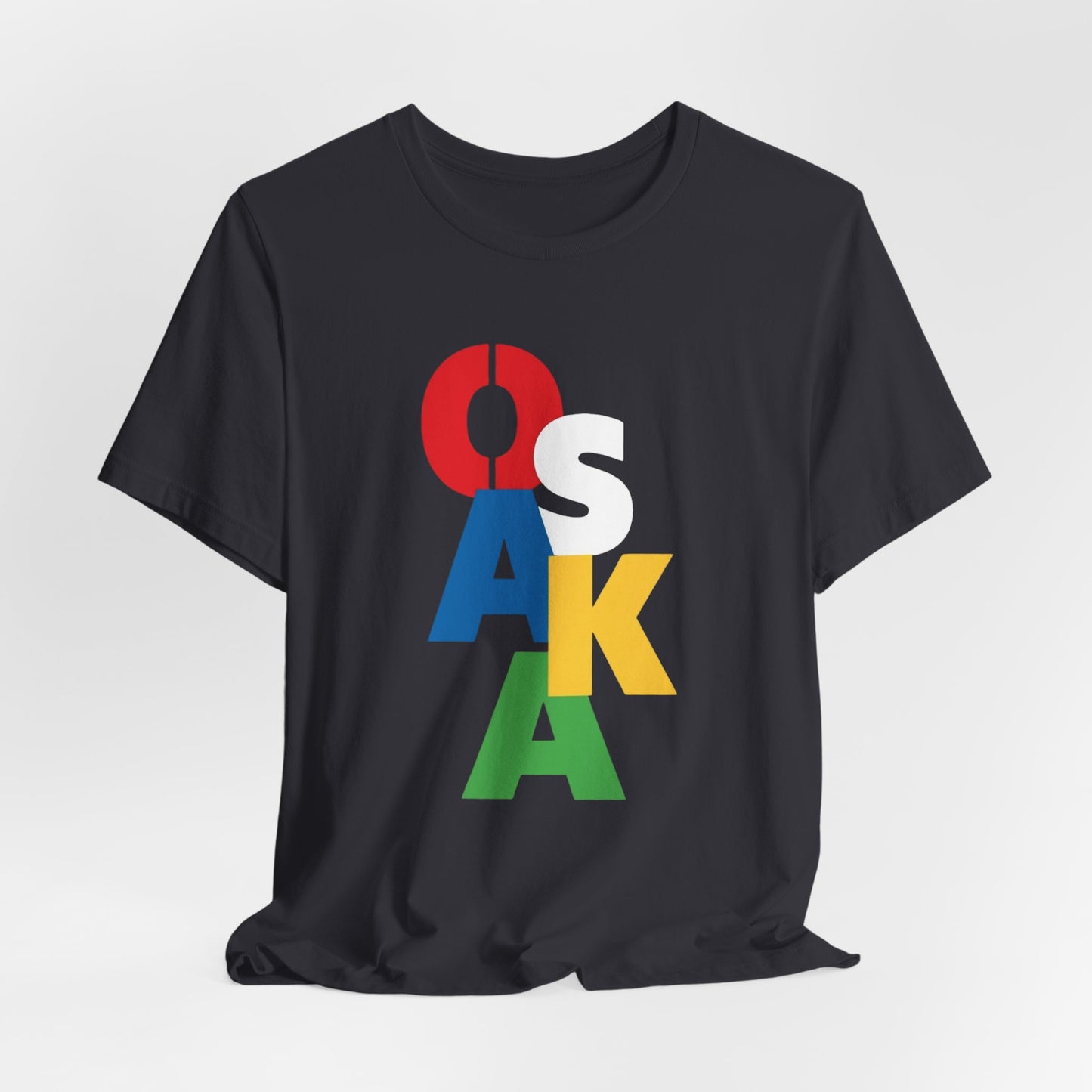 Tennis player Naomi Osaka Color Block Vertical Logo Tee