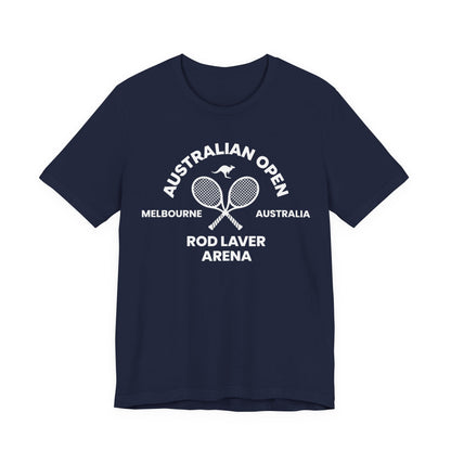 Classic White Tennis Tee — Unisex Jersey Short Sleeve