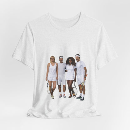 GOAT Tennis Players T-Shirt – Vintage Court Team Graphic Tee